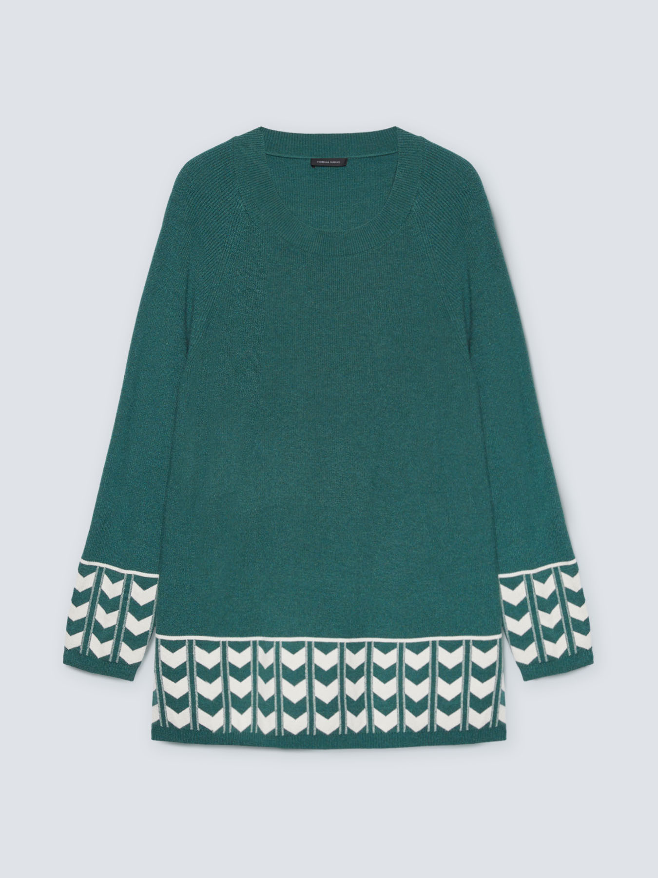 Pull avec bordures jacquard image number 3