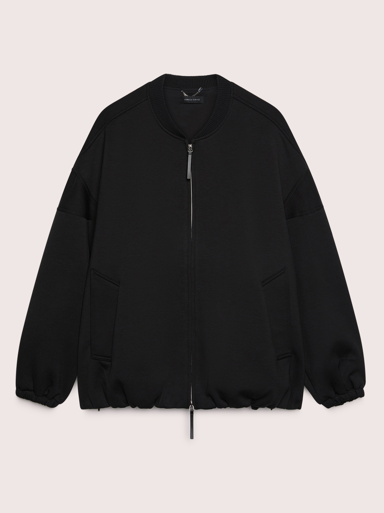Steppjacke aus Scuba-Material mit Rippstrickkragen image number 4