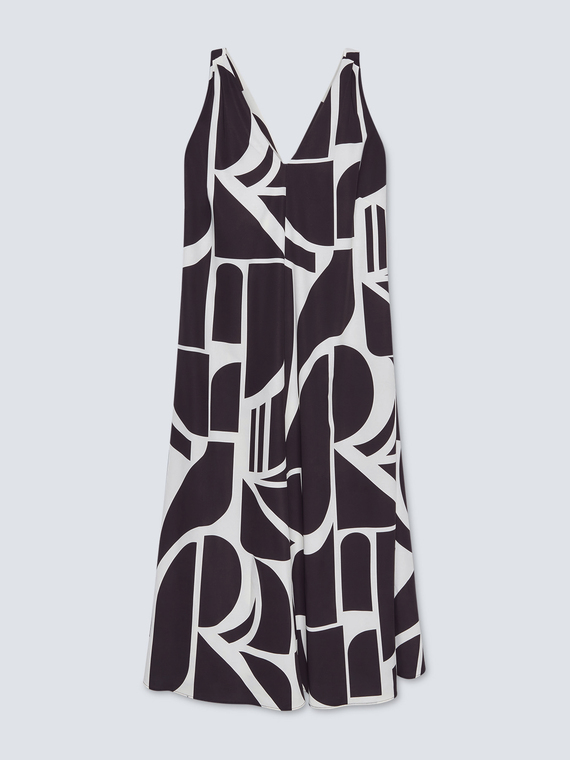 Robe longue imprimée