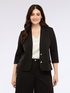 Milano stitch blazer with 3/4 sleeves image number 4