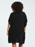 Closed kaftan in jacquard viscose image number 1