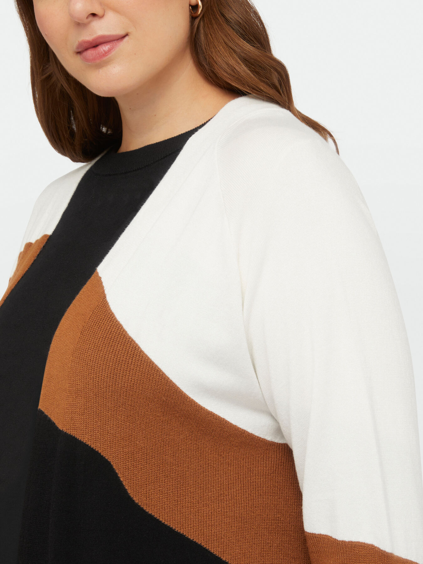 Colour-Block-Cardigan aus LENZING&trade; ECOVERO&trade;-Viskose image number 3