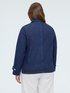 Double-breasted denim jacket image number 1