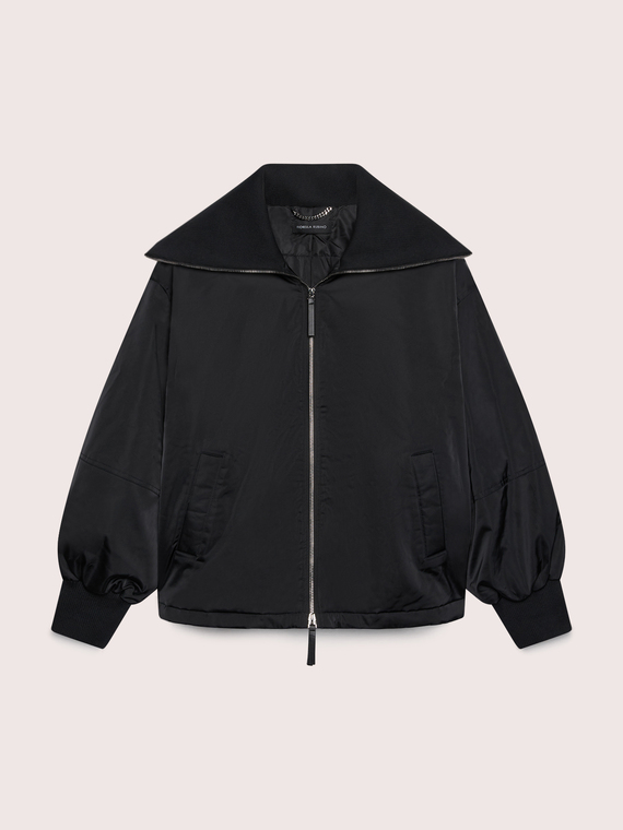 High-neck bomber jacket