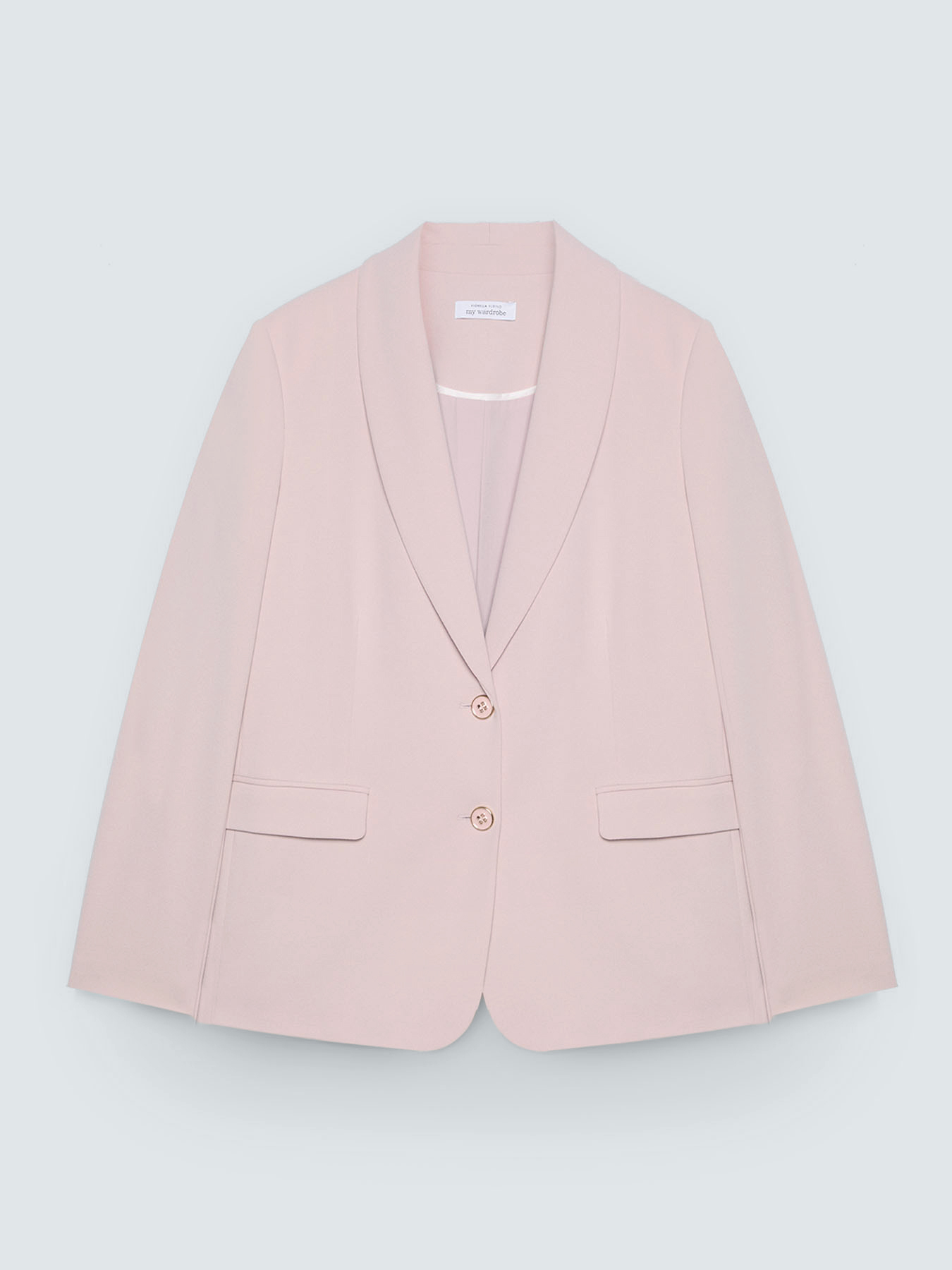 Blazer ajustado en tejido el&aacute;stico image number 4