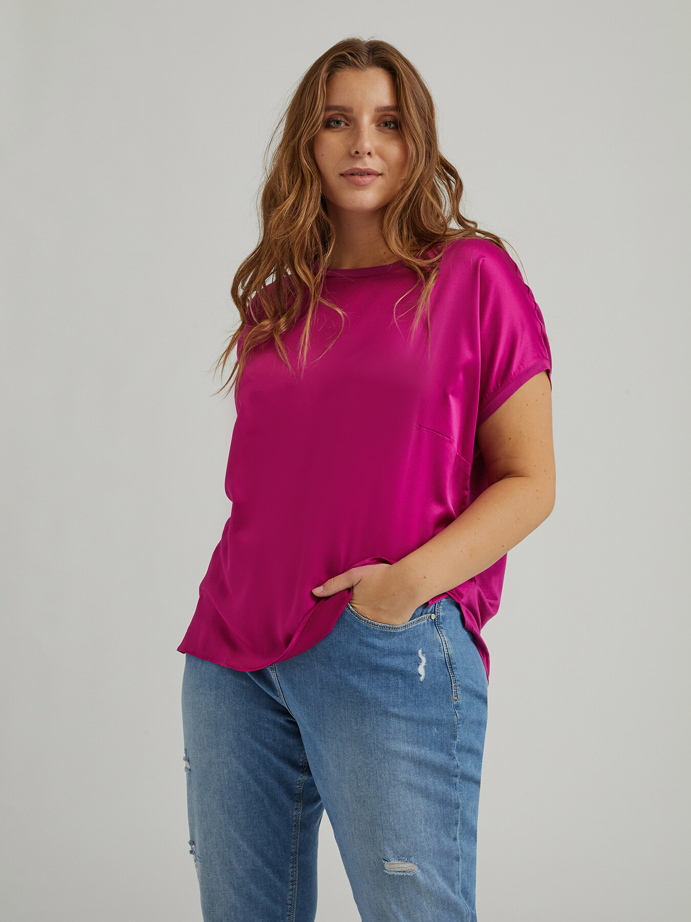 Blusa de raso image number 0