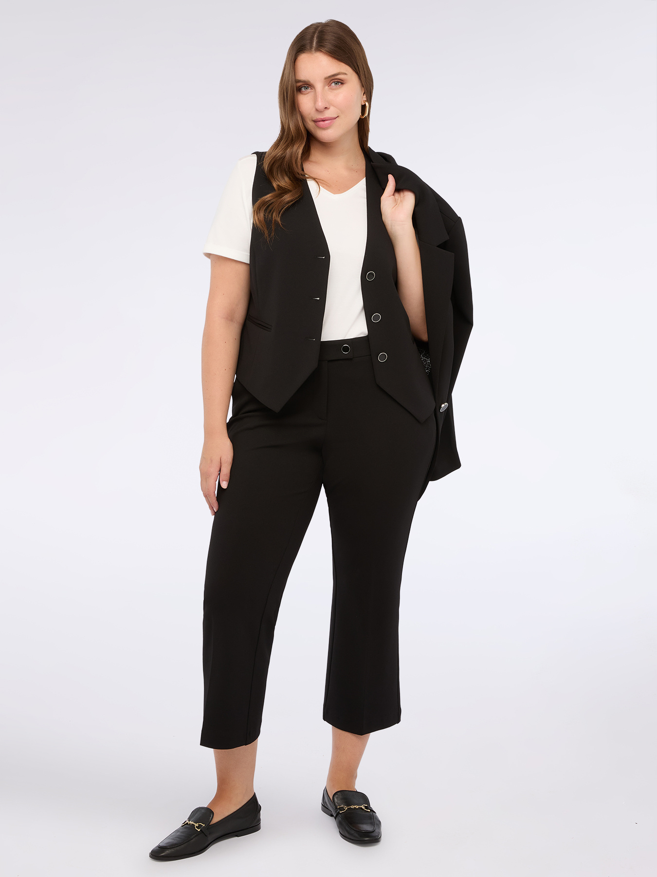 Stretch fabric vest image number 3