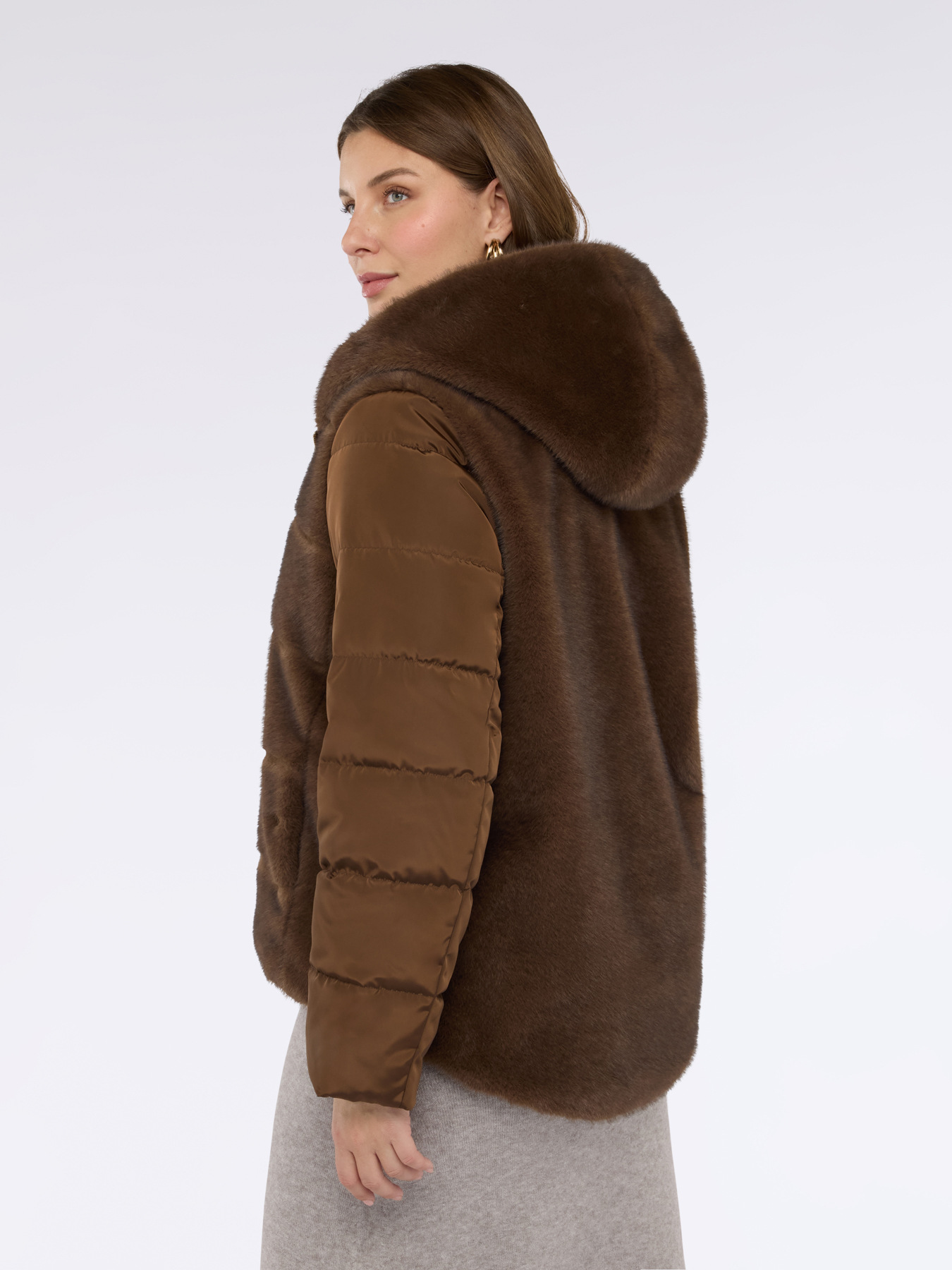 Veste bimati&egrave;re avec capuche image number 2