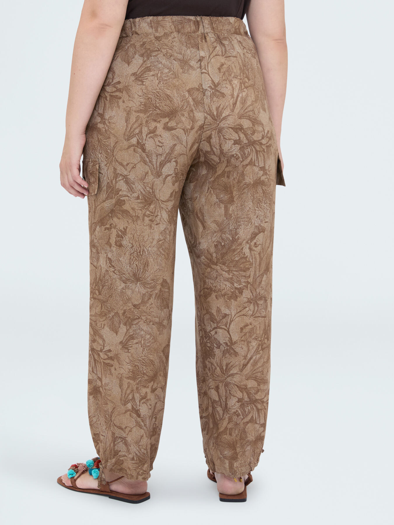Cargo pants with print image number 1