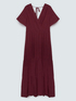 Long Smile viscose dress image number 4