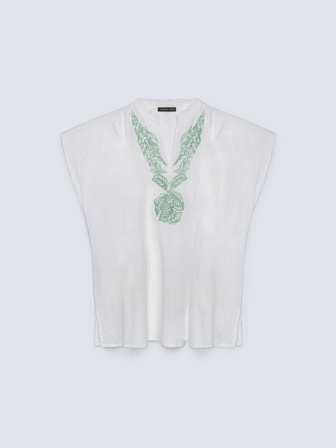 Bluse mit Garnstickerei image number 4