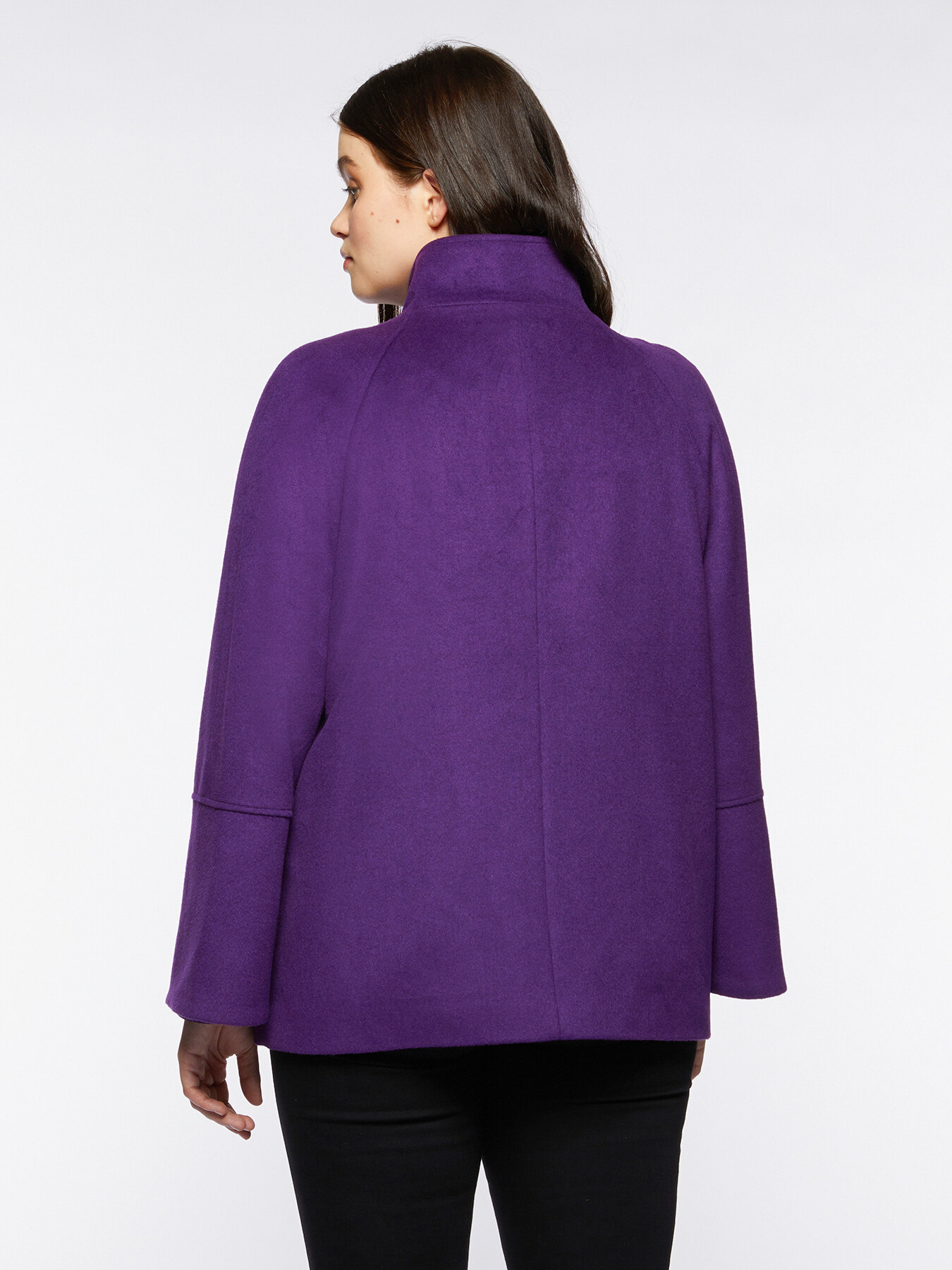 Kurzer Mantel in A-Linie image number 1