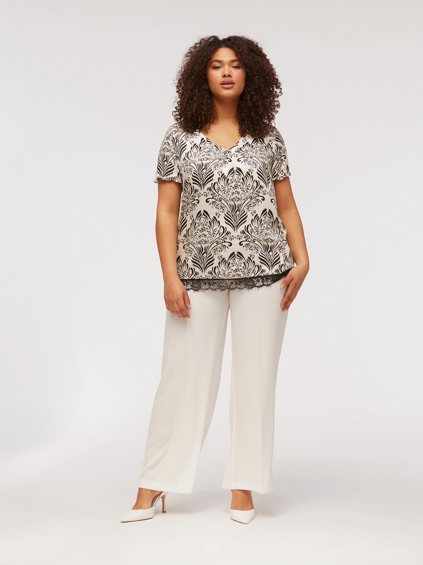 Pantalon en tissu fluide image number 0