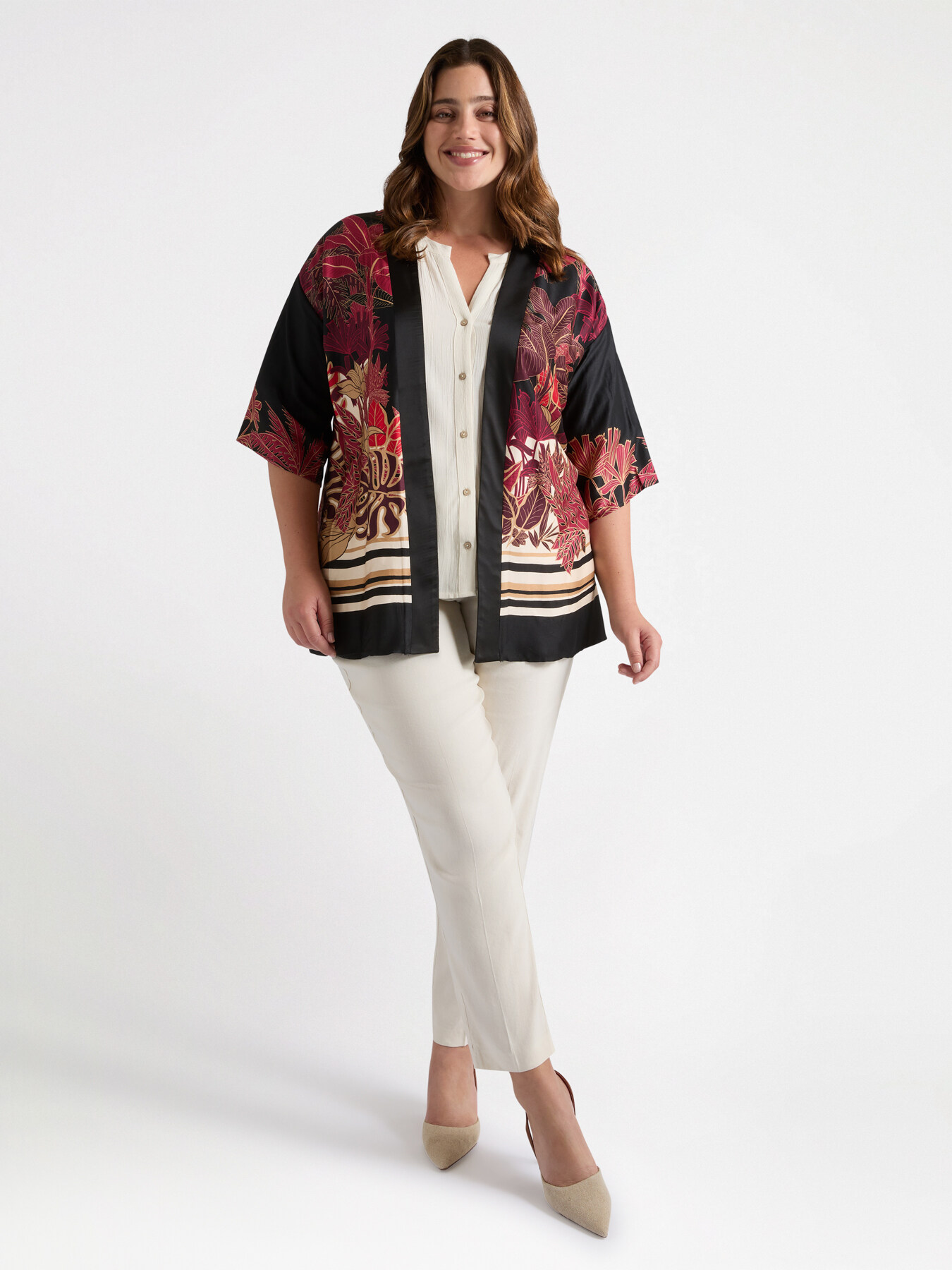 Linen blend New York trousers image number 1