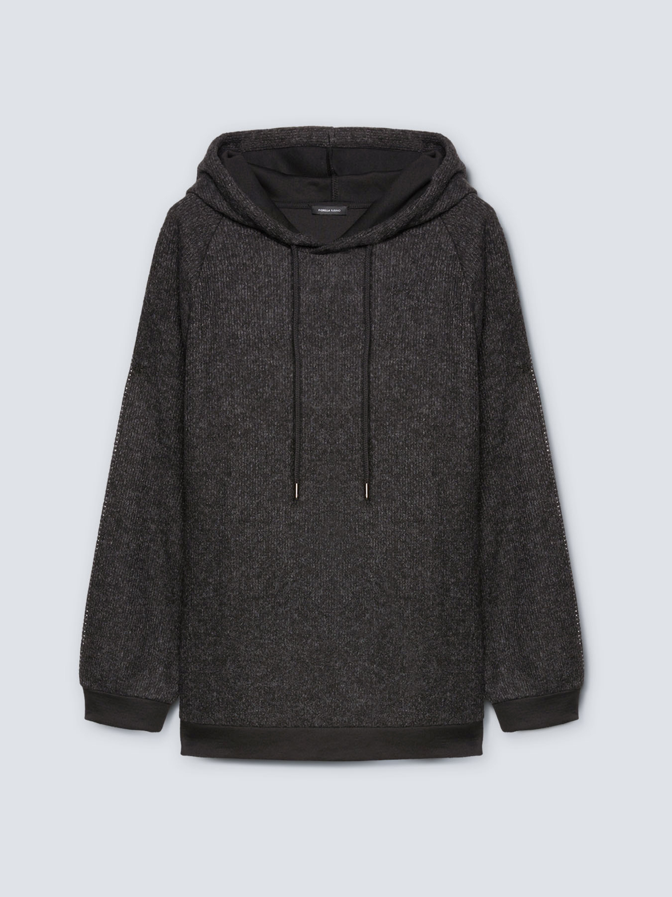 Felpa con cappuccio e borchie image number 3