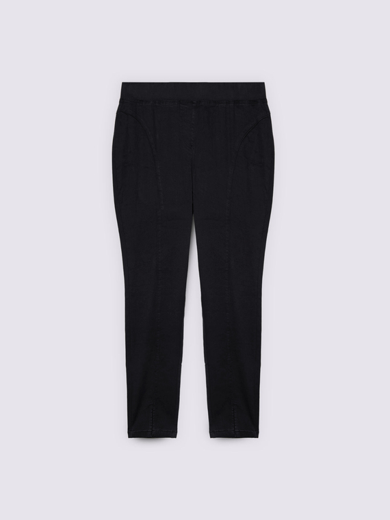 Jeggings de denim mezcla de algod&oacute;n