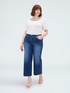 Cropped full hotfix jeans image number 2