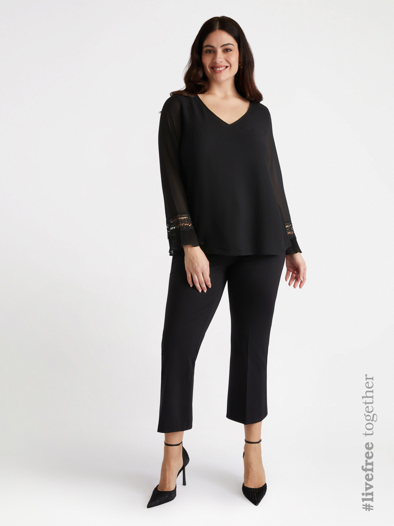 Bluse mit Viskose LENZING&trade; ECOVERO&trade; image number 0