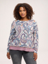 Maglia fine stampa paisley image number 0