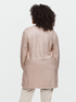 Shimmer-effect cardigan with netting image number 1