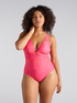 One-piece swimsuit with ring detail image number 2