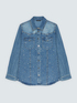 Chemise en denim avec points lumineux image number 5