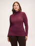 Jersey de cuello alto second skin de mezcla de cachemir image number 0