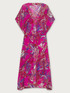 Kaftan dress with cashmere print image number 4