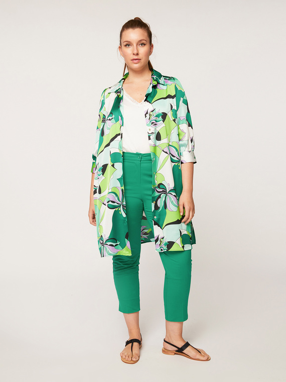 Fiorella Rubino Vestito stampato con bottoni Donna