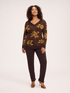 Pull en m&eacute;lange de mohair imprim&eacute; image number 2