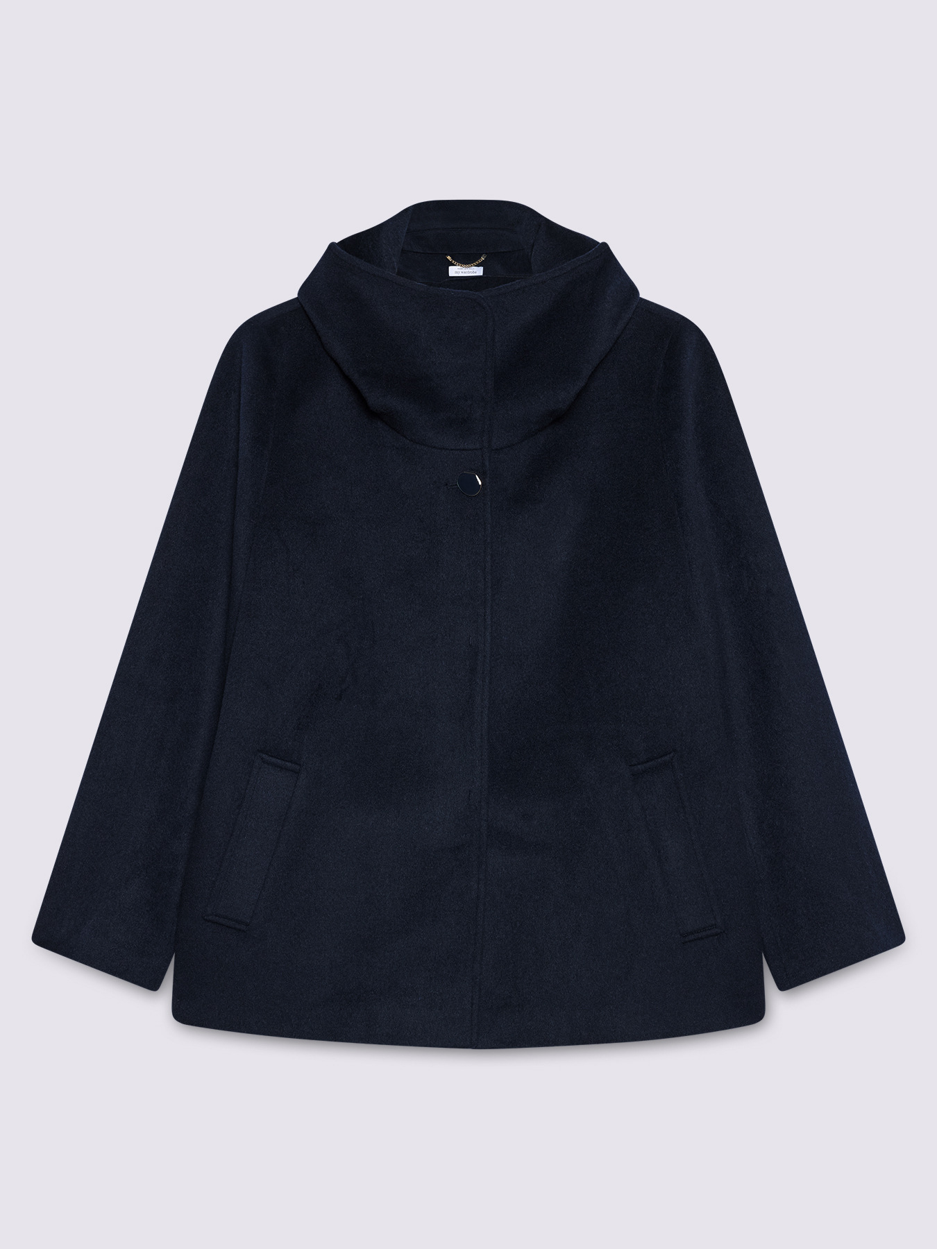 Chaqueta de mezcla de lana con capucha image number 4