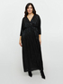 Robe longue en jersey lam&eacute; image number 2