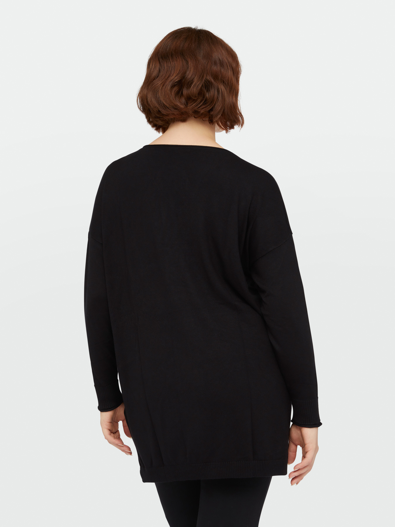 Long viscose sweater image number 1