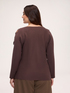Boat neck sweater in viscose blend image number 1