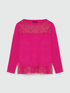 Maglia con inserti in pizzo image number 4