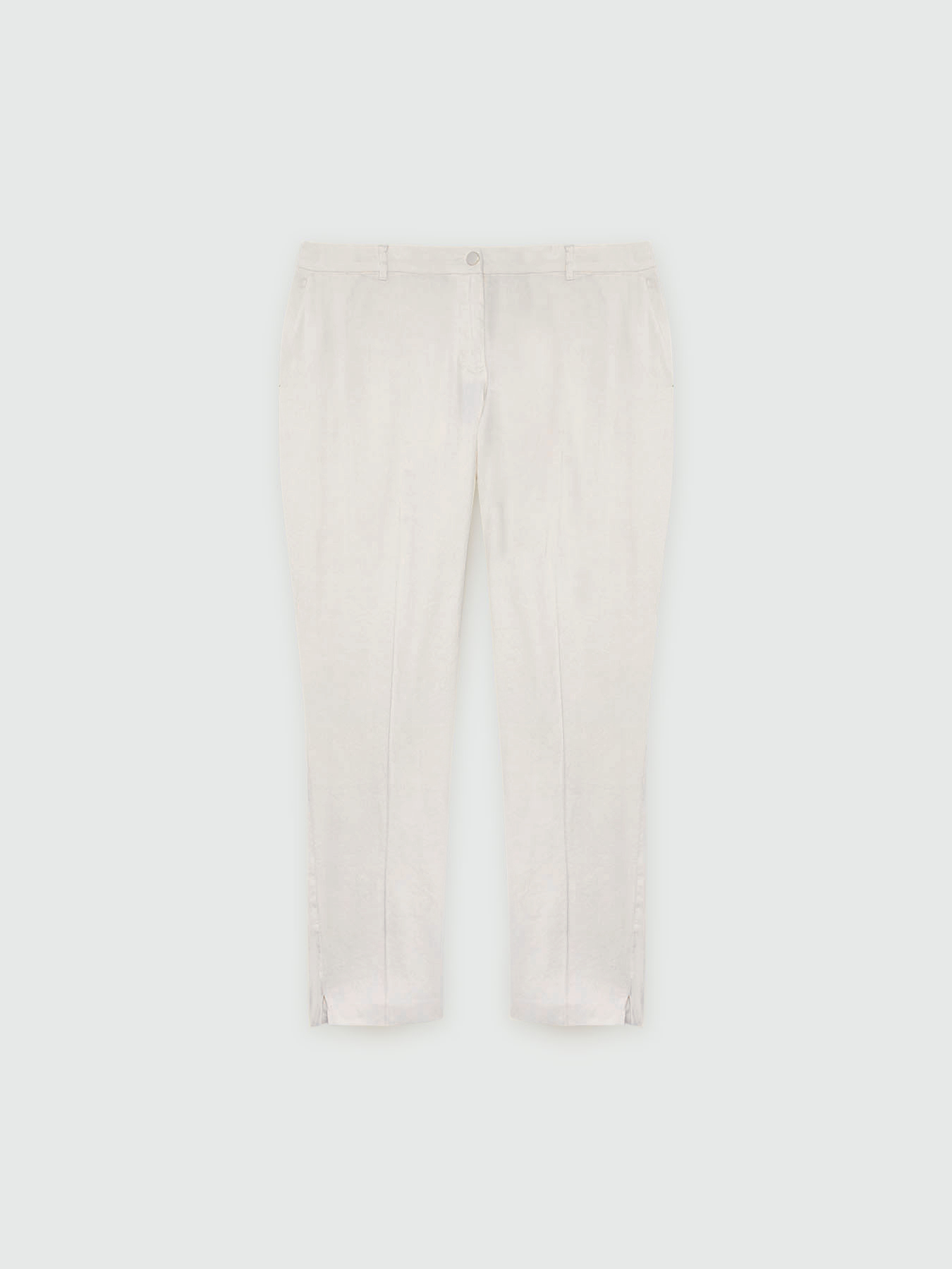 Linen blend New York trousers image number 4