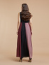 Robe longue color block image number 1