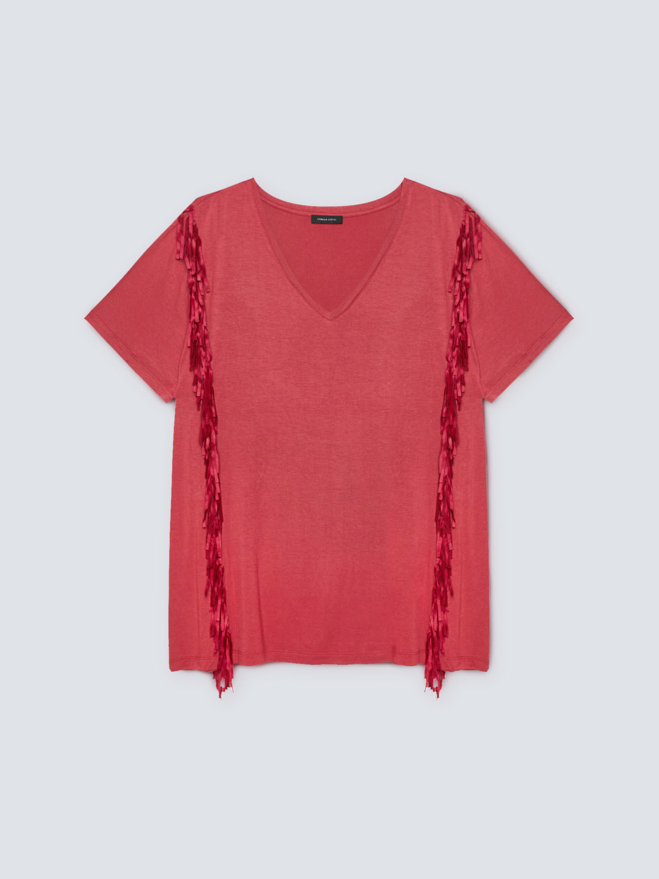 Camiseta con flecos laterales image number 3