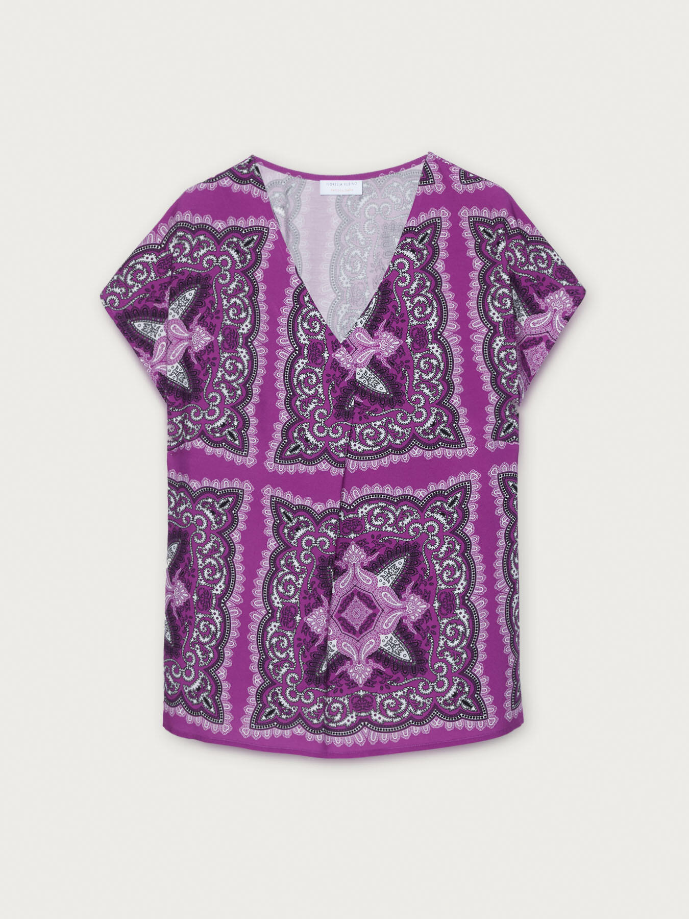 Bluse mit Bandana-Druck image number 3