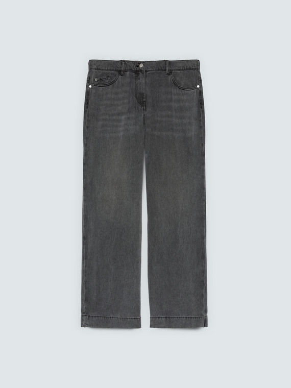 Jeans Regular grey washed
