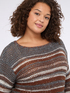 Striped sweater with sequins image number 3