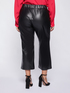Cropped-Hose aus Lederimitat image number 2