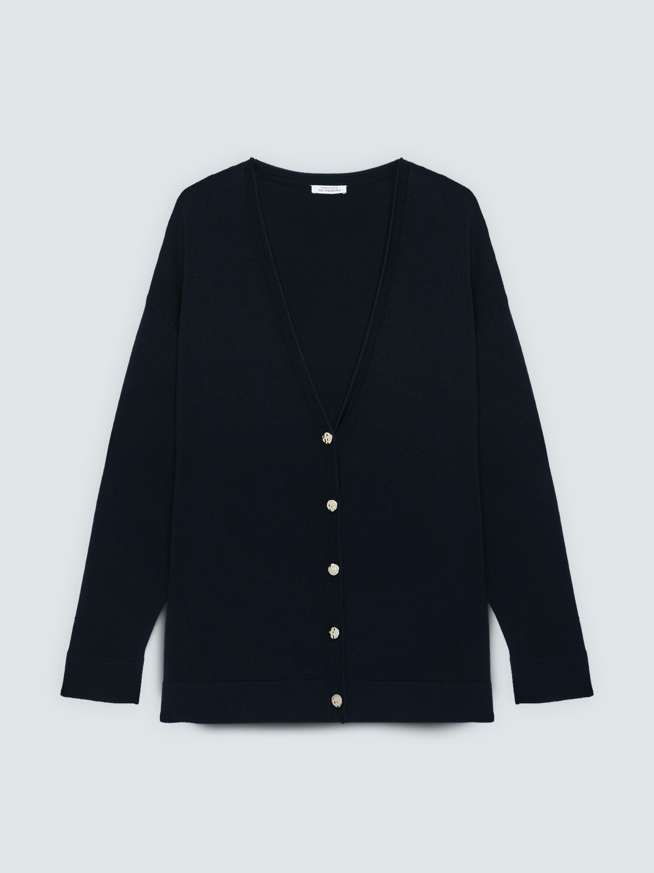 V-neck cardigan with buttons image number 4