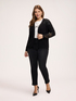 Cardigan with lace appliqu&eacute;s image number 0