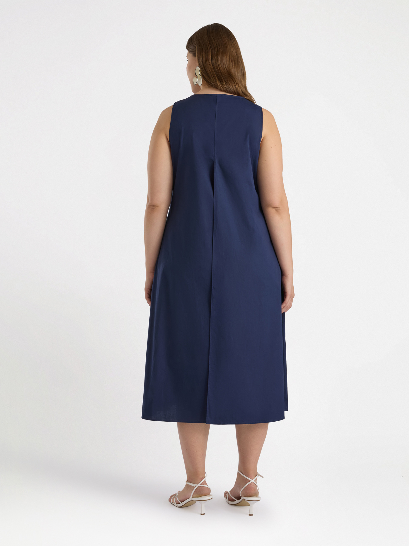 Ausgestelltes Kleid mit Overlay image number 1
