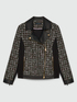 Tweed biker jacket image number 4