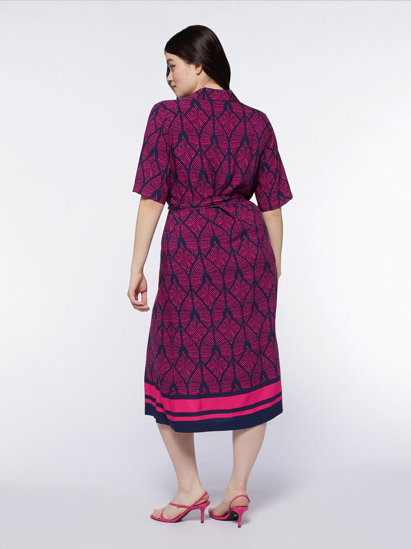 Robe chemisier imprim&eacute;e image number 1