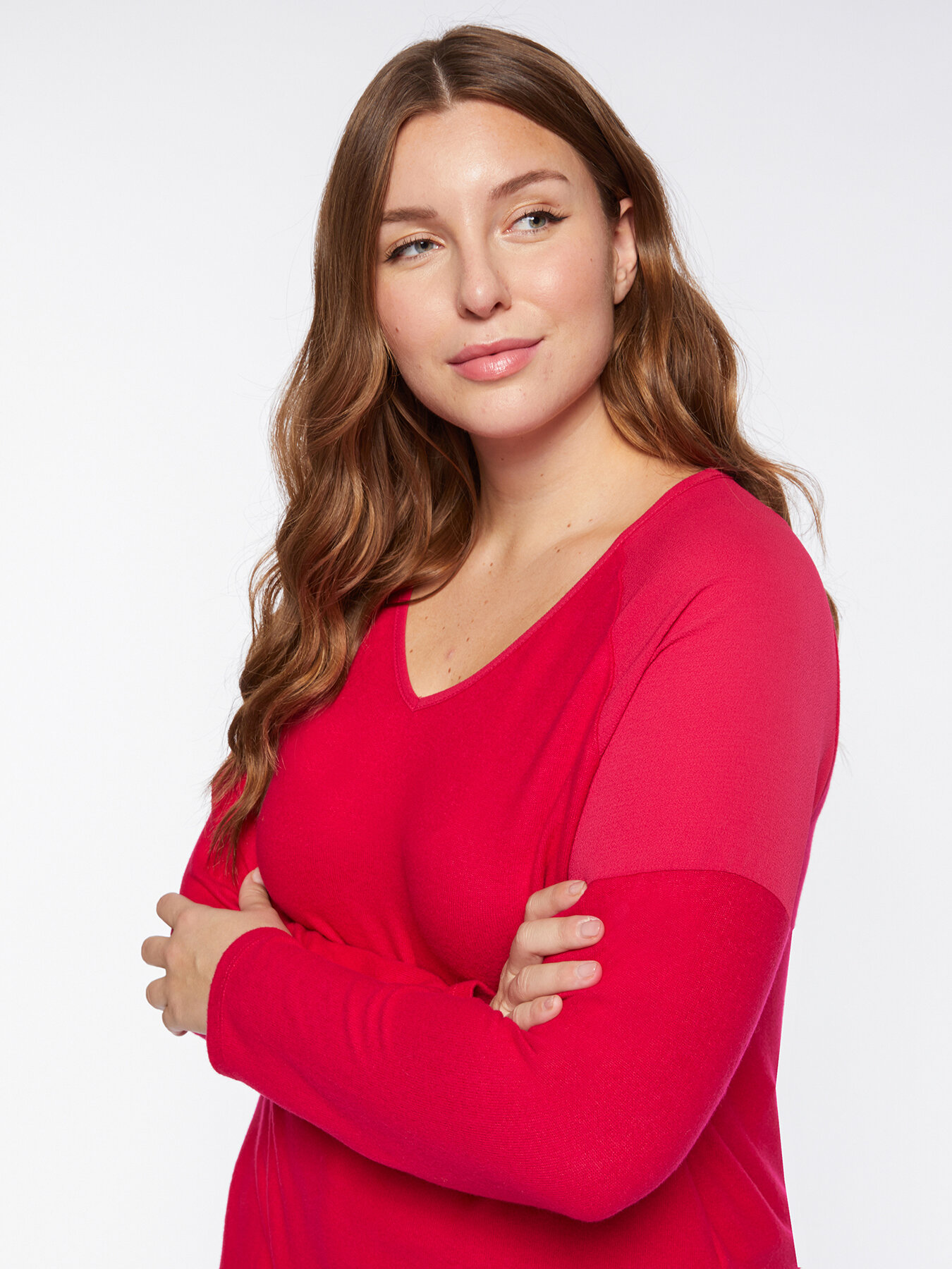 T-shirt in due tessuti image number 2