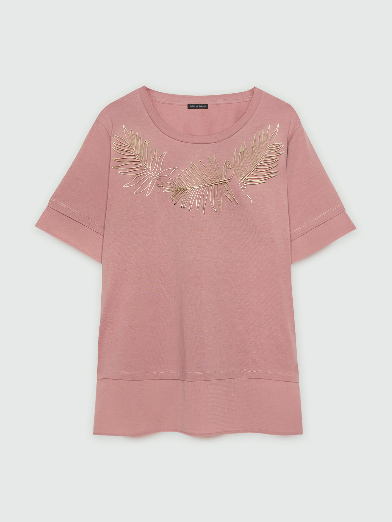 T-Shirt mit Bl&auml;tter-Druck image number 4