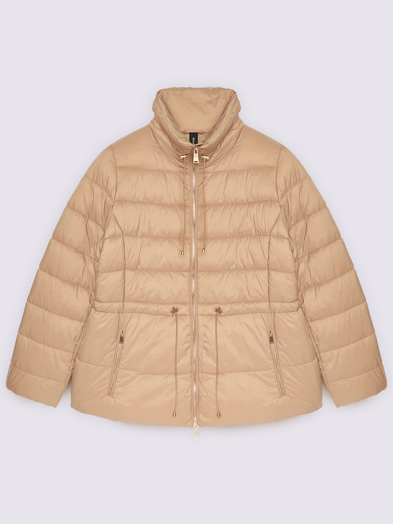 Quilted puffer jacket with high collar image number 5